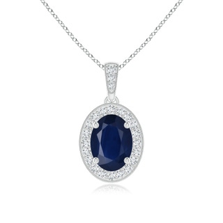 Oval A Blue Sapphire