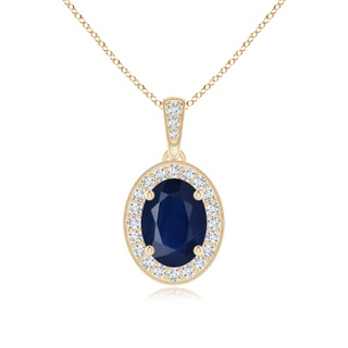 Oval A Blue Sapphire
