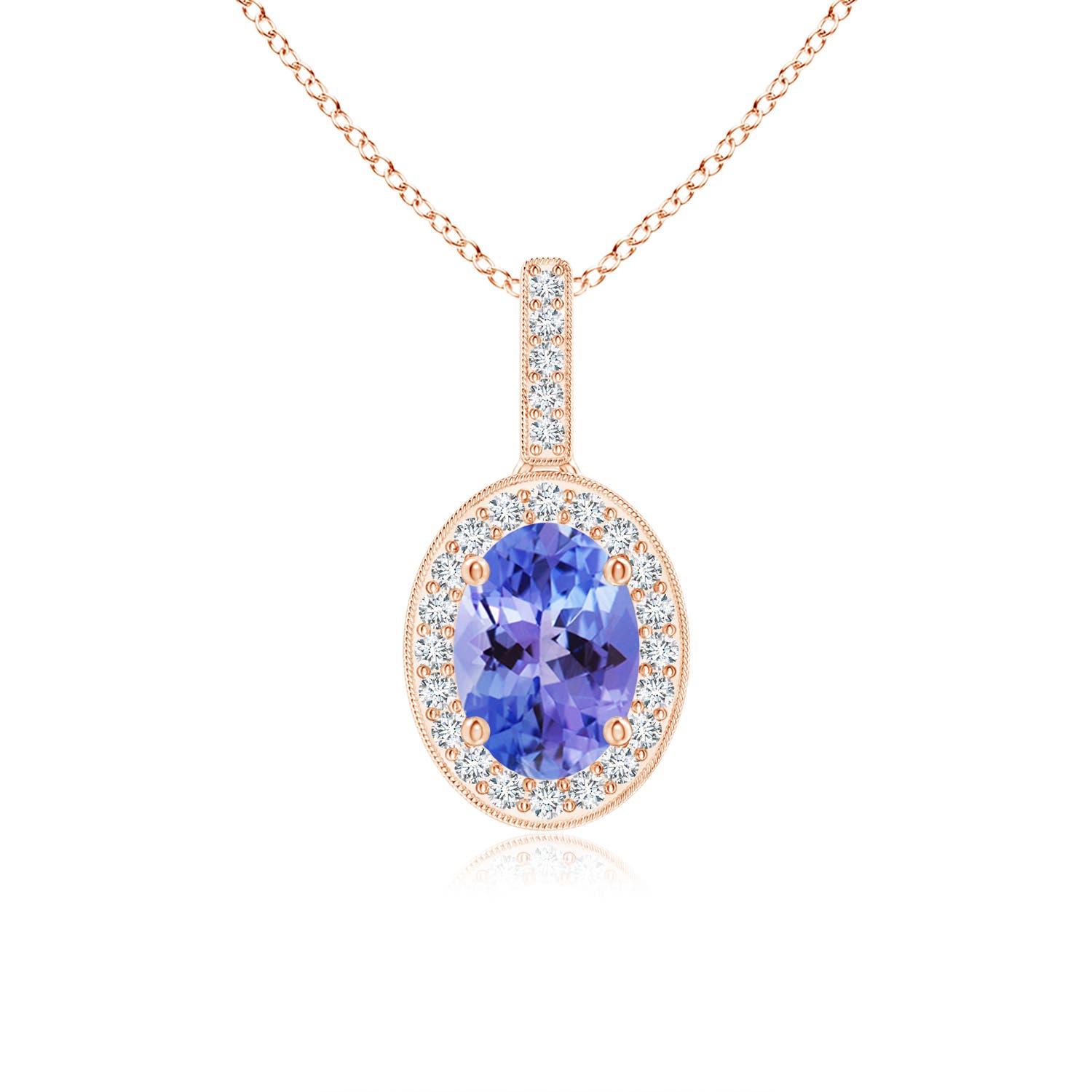 AA - Tanzanite / 0.92 CT / 14 KT Rose Gold