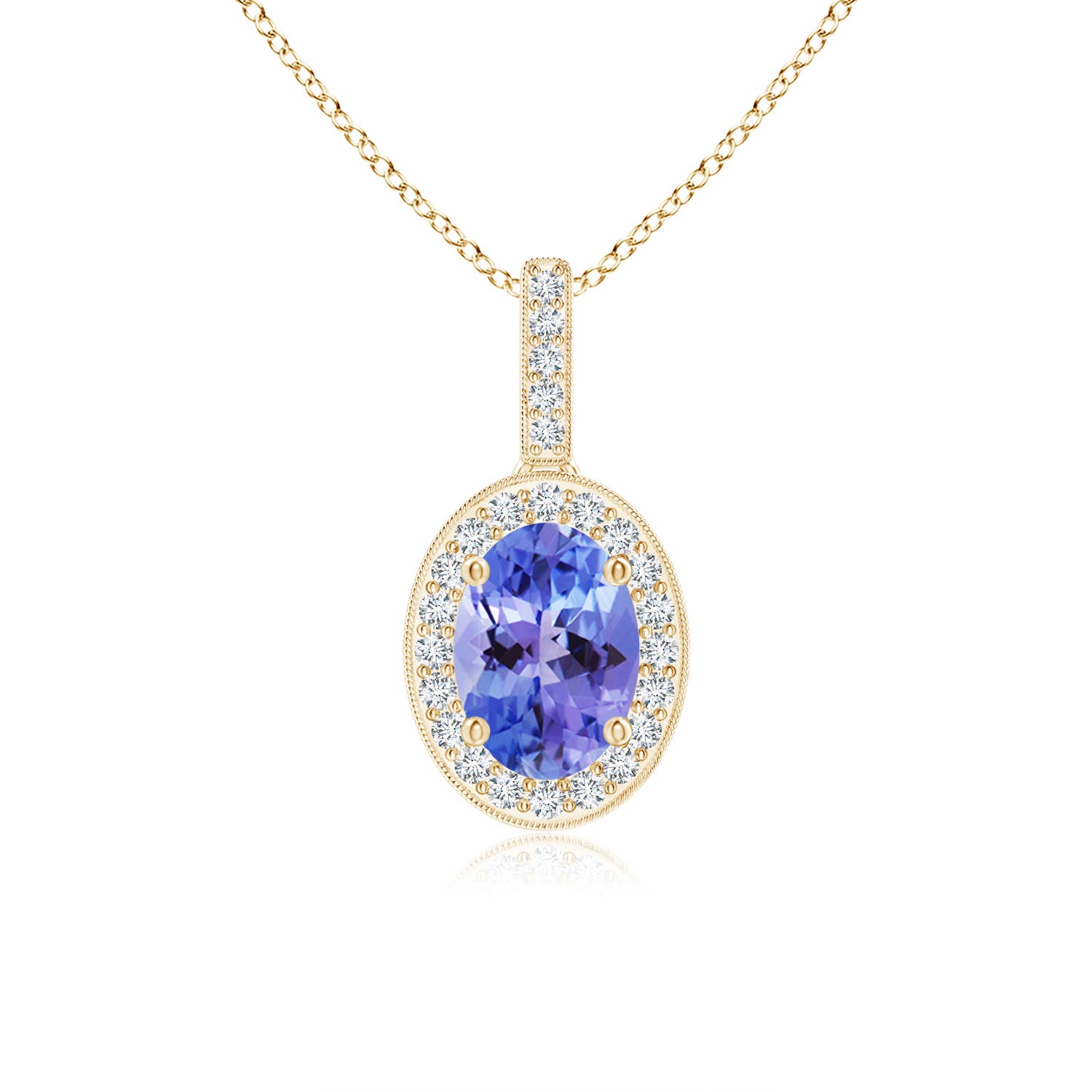 AA - Tanzanite / 0.92 CT / 14 KT Yellow Gold