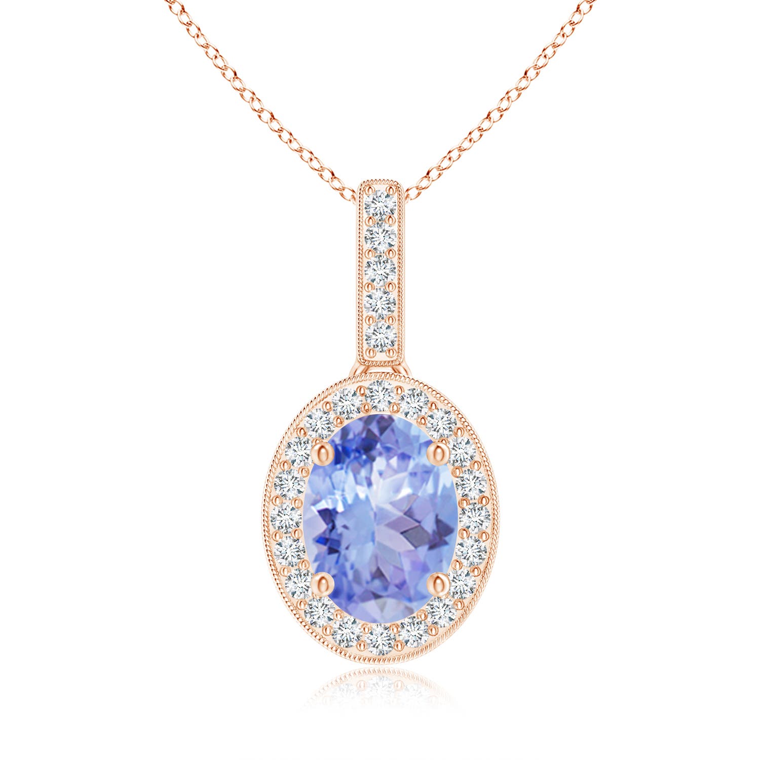 A - Tanzanite / 1.43 CT / 14 KT Rose Gold