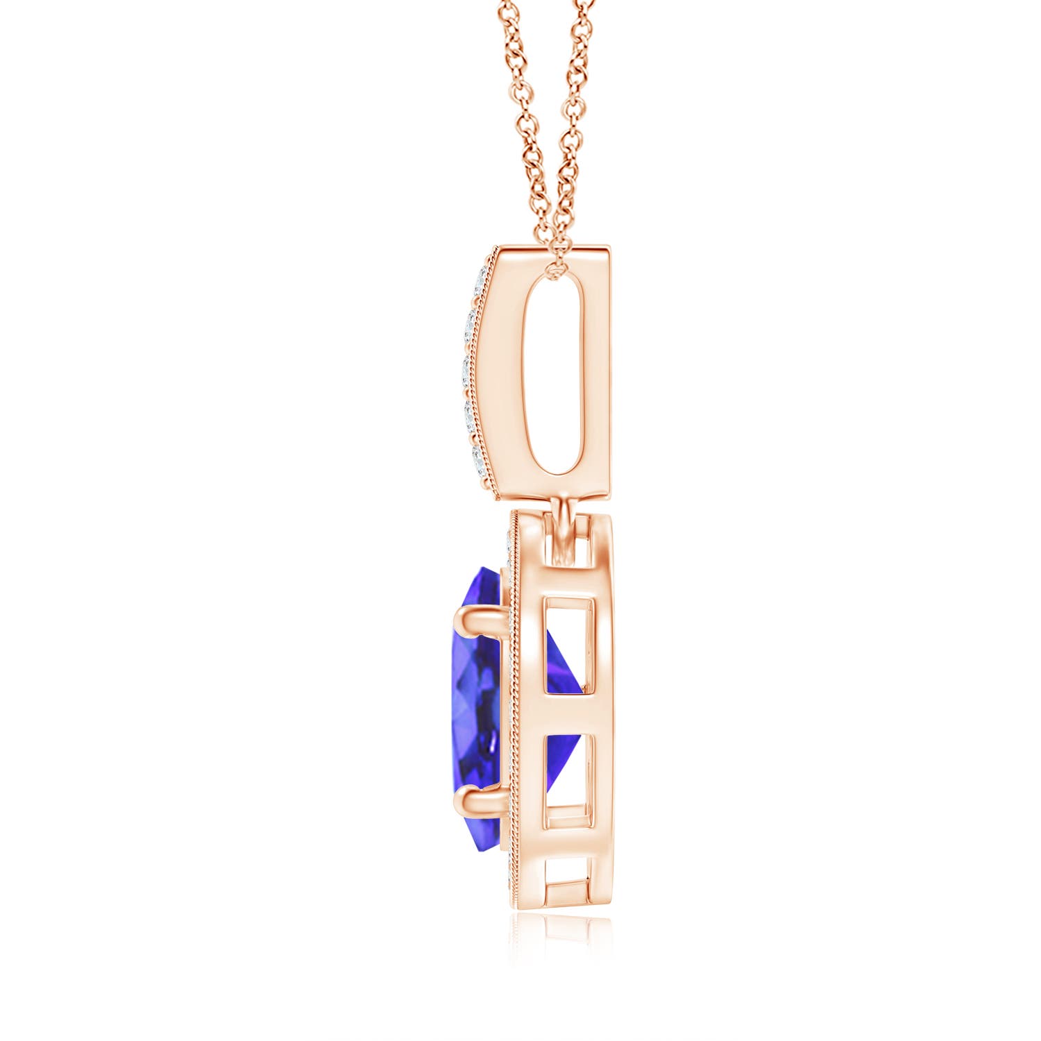 AA - Tanzanite / 1.43 CT / 14 KT Rose Gold