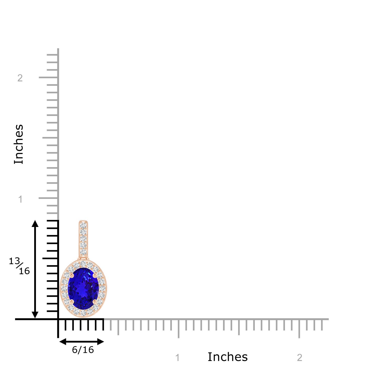 AAAA - Tanzanite / 1.43 CT / 14 KT Rose Gold