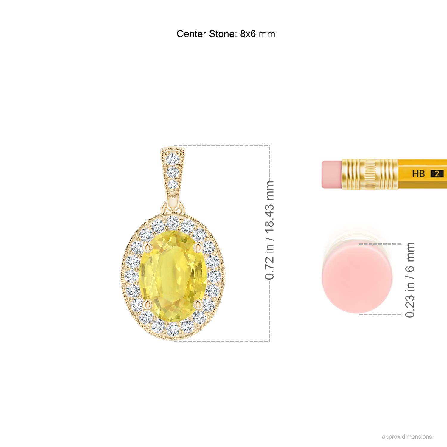 A - Yellow Sapphire / 1.68 CT / 14 KT Yellow Gold