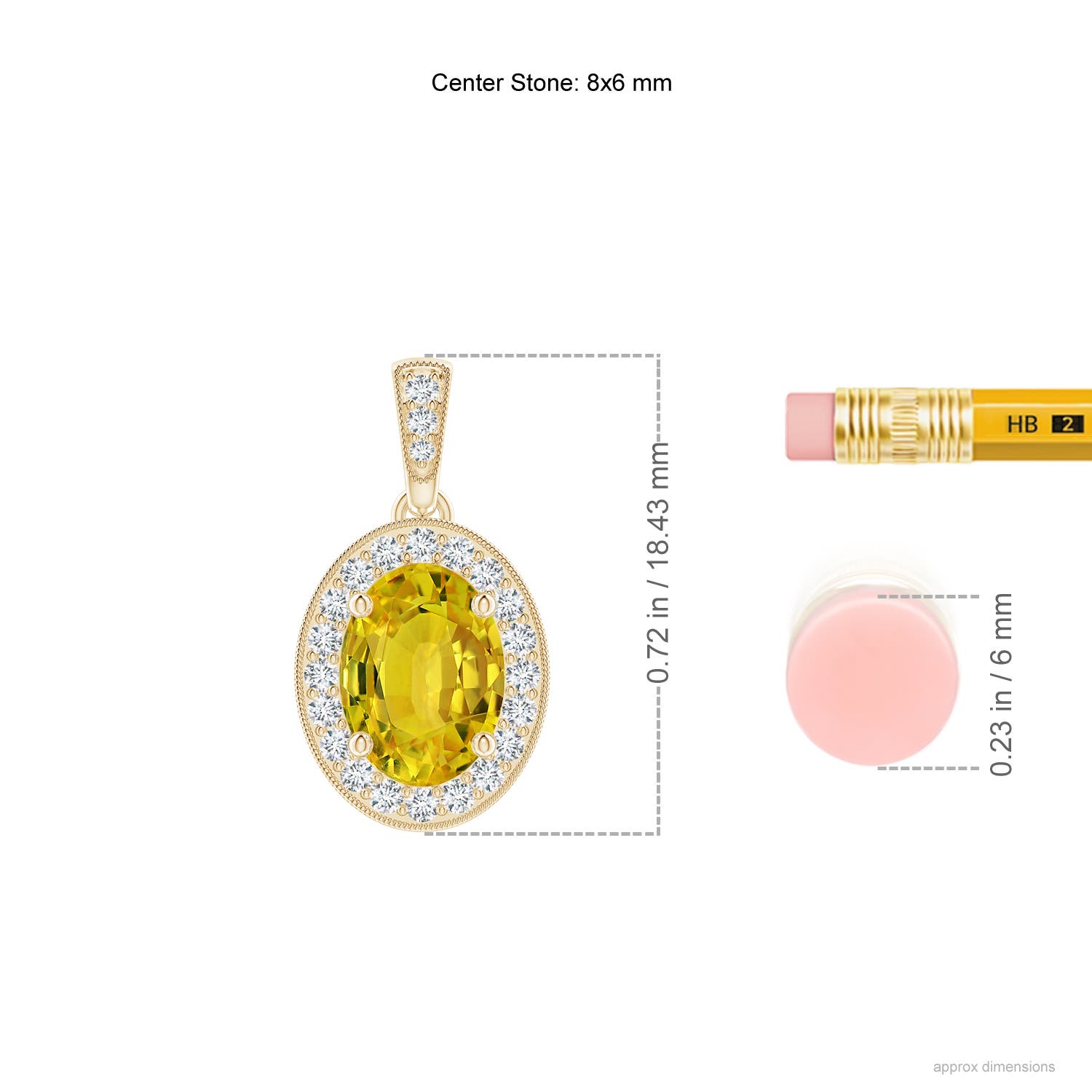 AAAA - Yellow Sapphire / 1.68 CT / 14 KT Yellow Gold