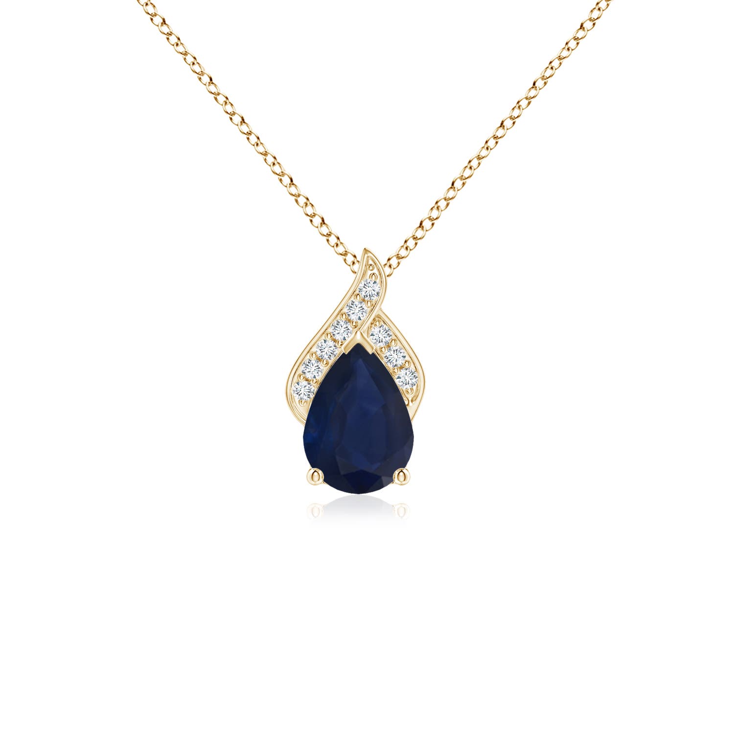 A - Blue Sapphire / 0.8 CT / 14 KT Yellow Gold