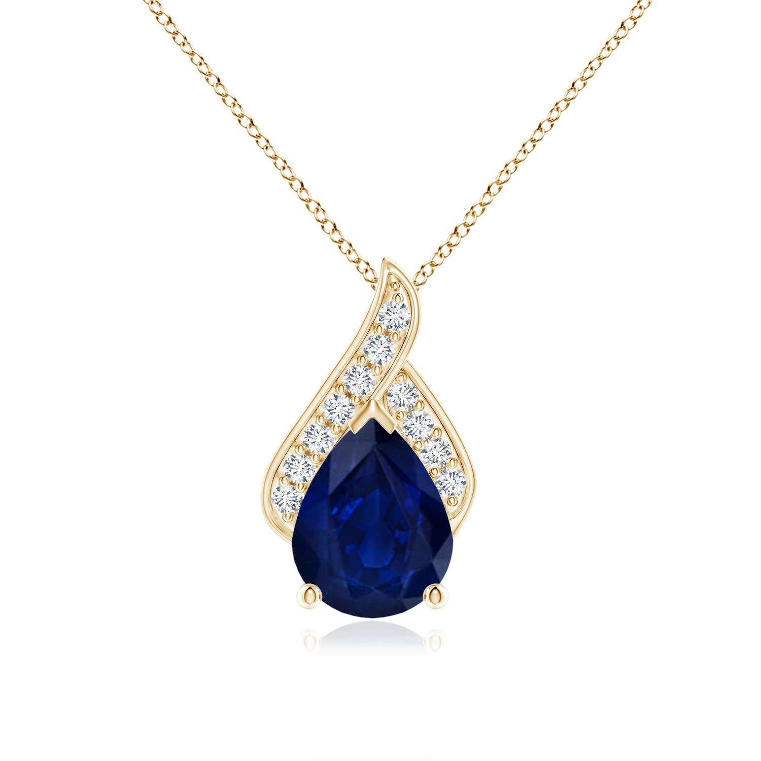 AA - Blue Sapphire / 1.86 CT / 14 KT Yellow Gold