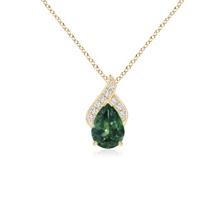 Pear AA Teal Montana Sapphire