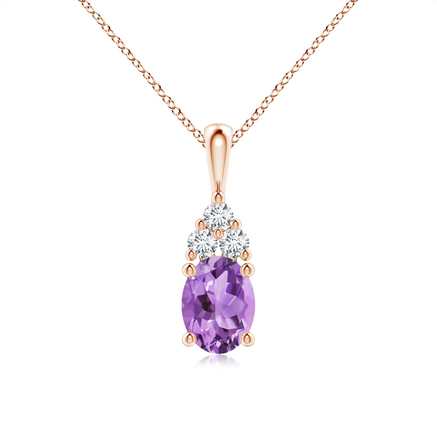 A - Amethyst / 1.36 CT / 14 KT Rose Gold