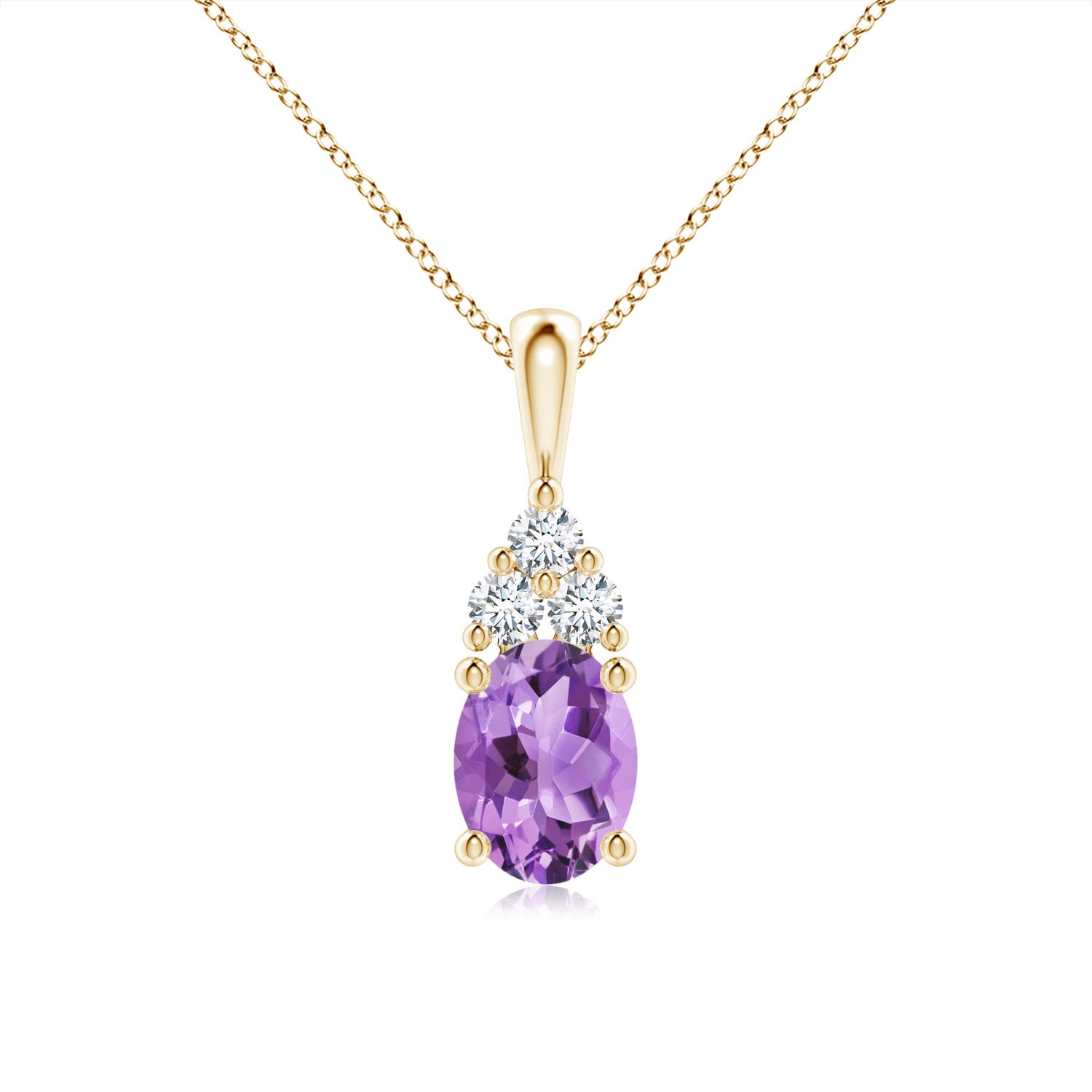 A - Amethyst / 1.36 CT / 14 KT Yellow Gold