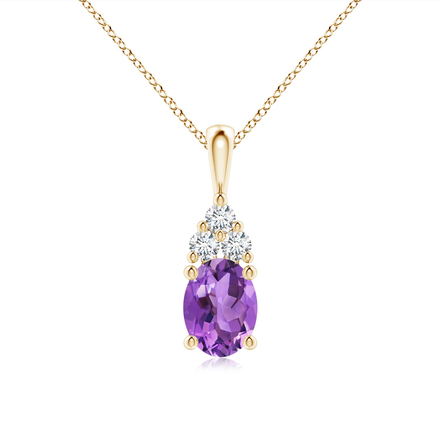 AA - Amethyst / 1.36 CT / 14 KT Yellow Gold