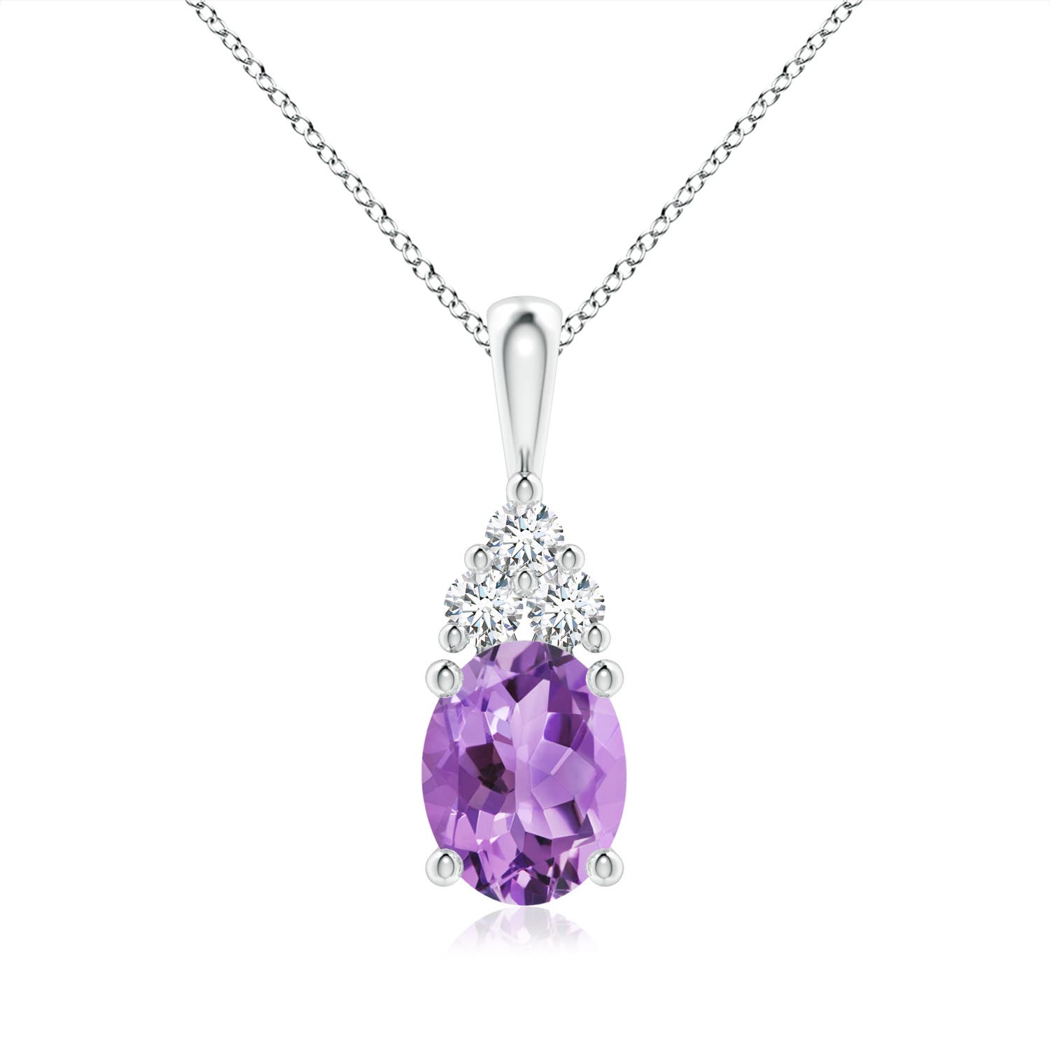 A - Amethyst / 1.83 CT / 14 KT White Gold