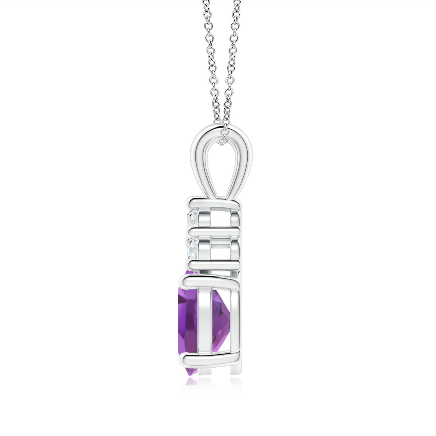 A - Amethyst / 1.83 CT / 14 KT White Gold