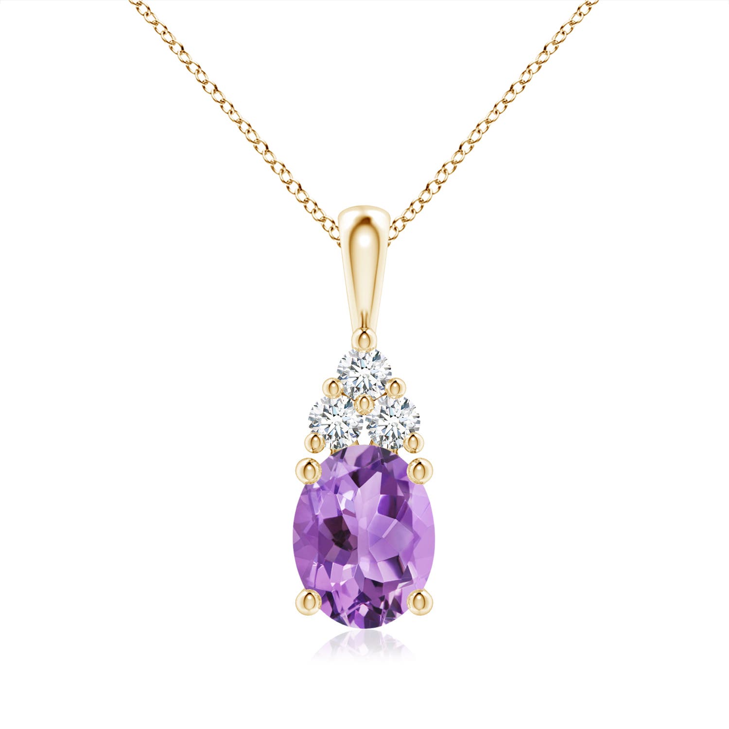 A - Amethyst / 1.83 CT / 14 KT Yellow Gold