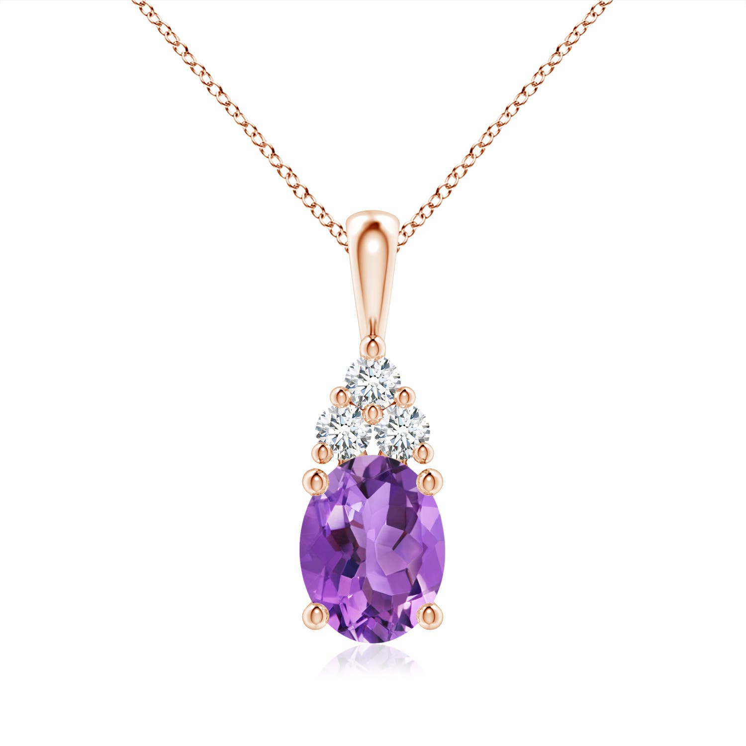 AA - Amethyst / 1.83 CT / 14 KT Rose Gold