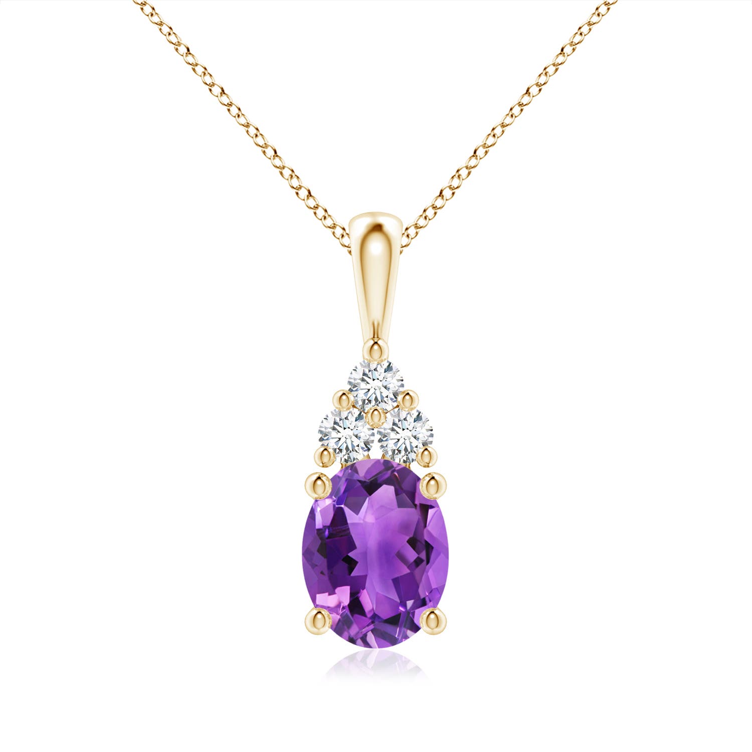 AAA - Amethyst / 1.83 CT / 14 KT Yellow Gold