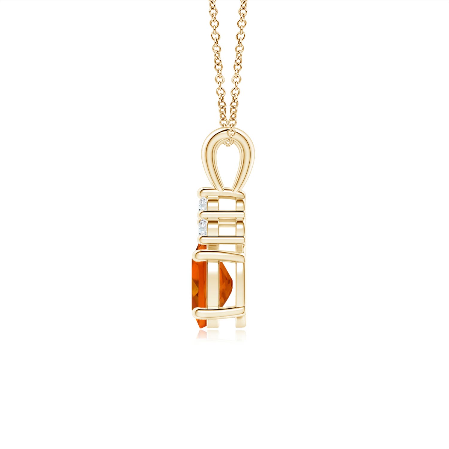 AAAA - Citrine / 0.86 CT / 14 KT Yellow Gold