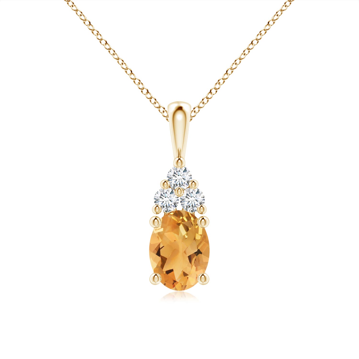 A - Citrine / 1.31 CT / 14 KT Yellow Gold