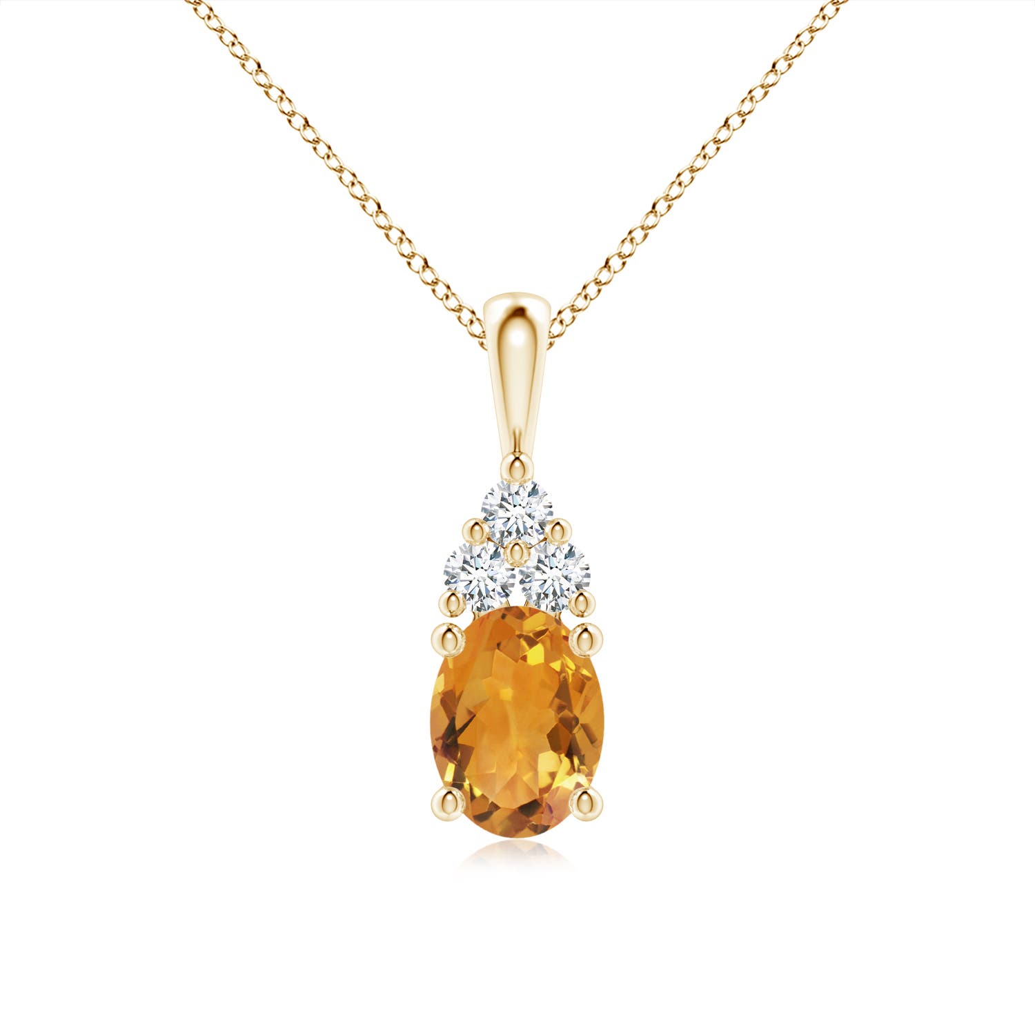 AA - Citrine / 1.31 CT / 14 KT Yellow Gold