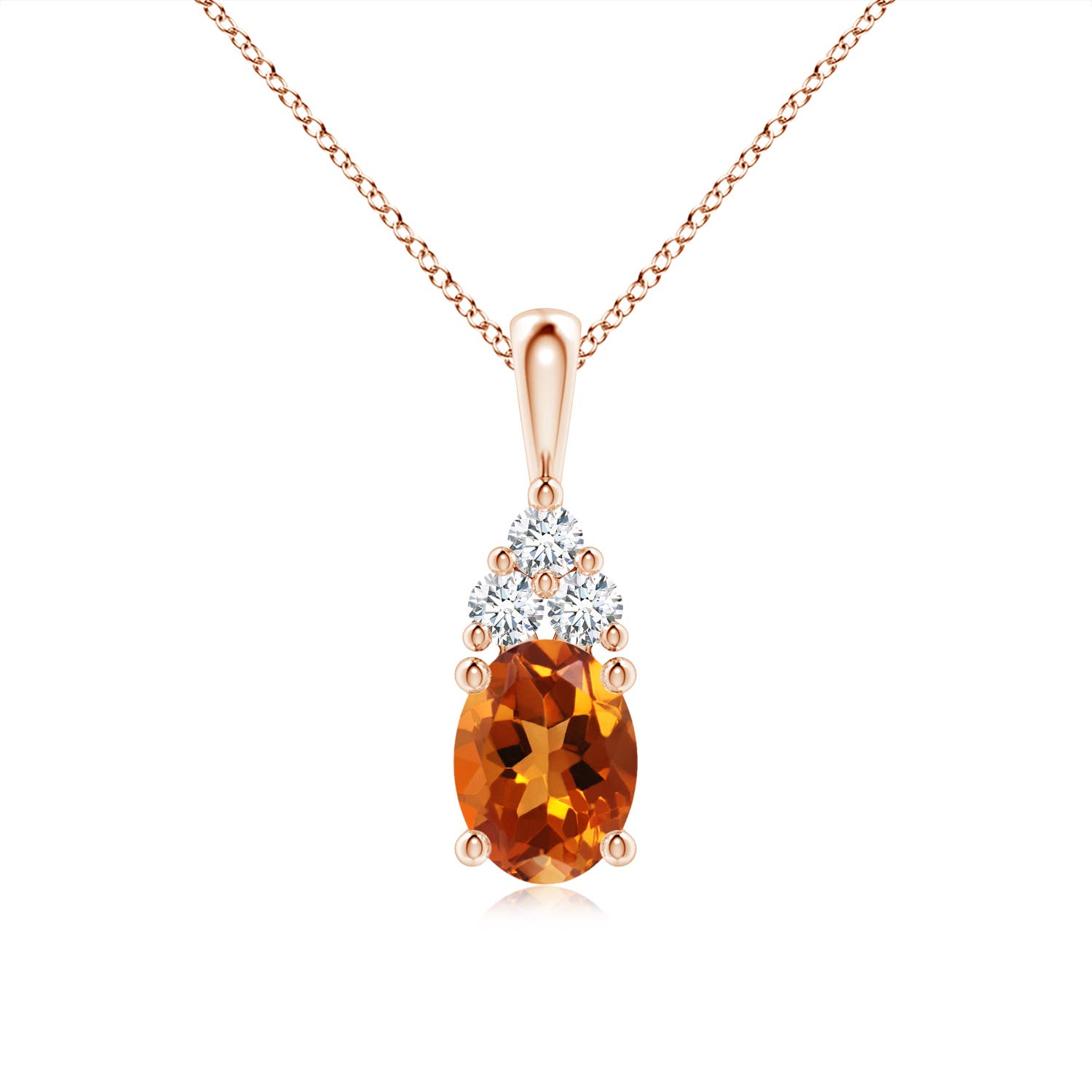 AAAA - Citrine / 1.31 CT / 14 KT Rose Gold