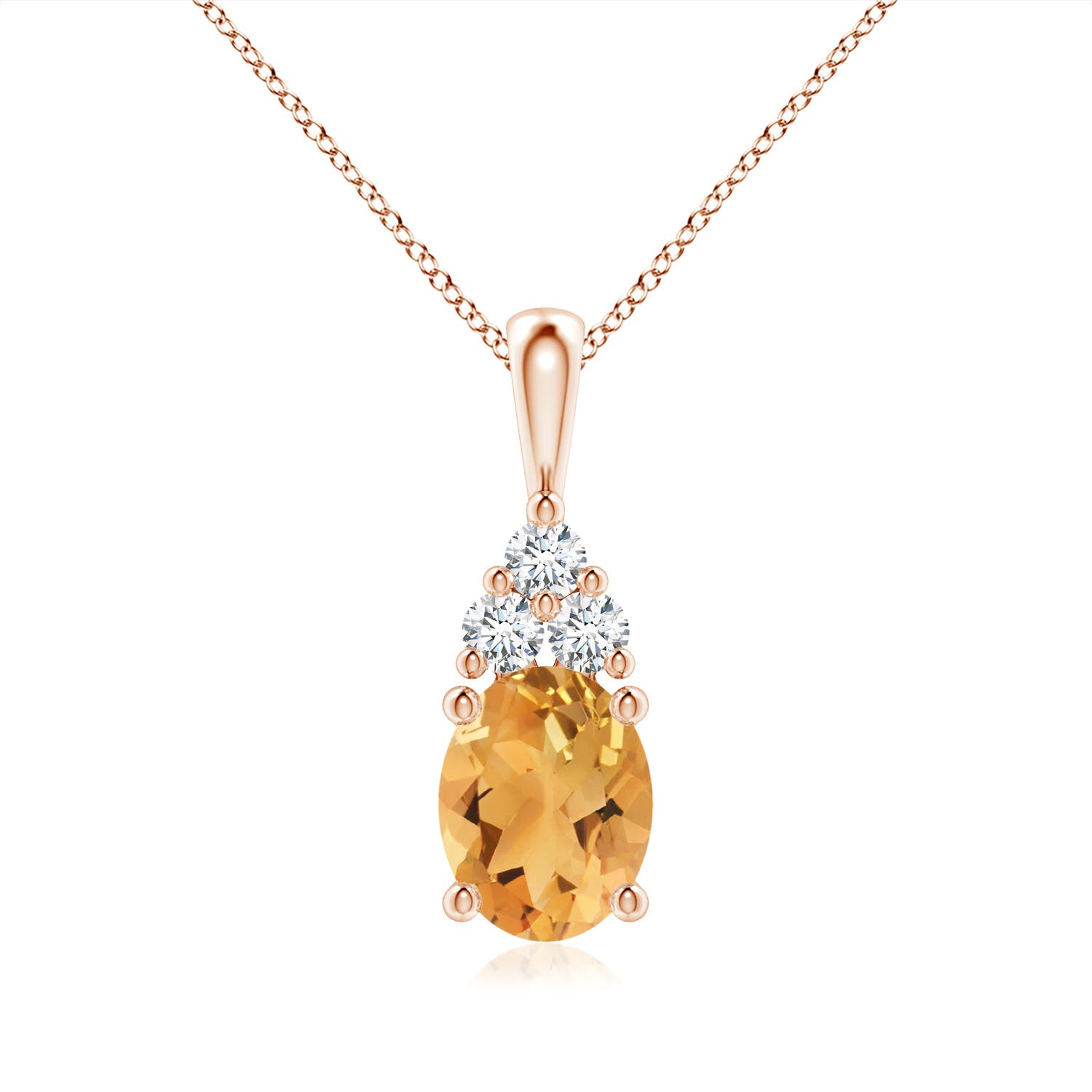 A - Citrine / 1.88 CT / 14 KT Rose Gold