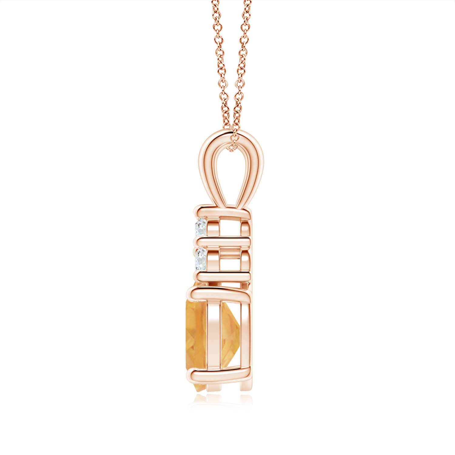 A - Citrine / 1.88 CT / 14 KT Rose Gold