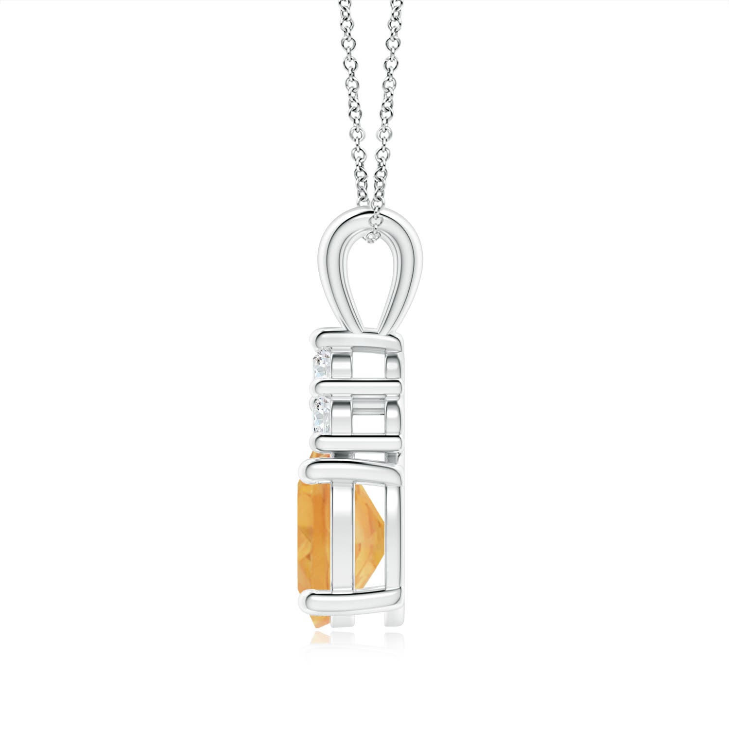 A - Citrine / 1.88 CT / 14 KT White Gold