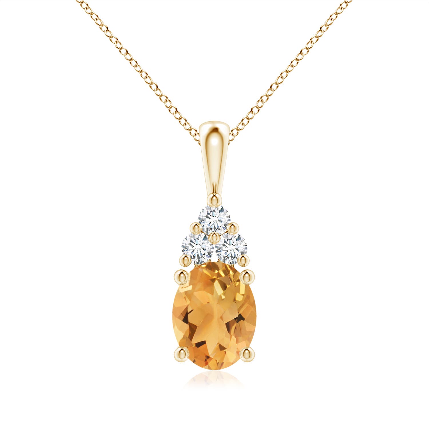 A - Citrine / 1.88 CT / 14 KT Yellow Gold