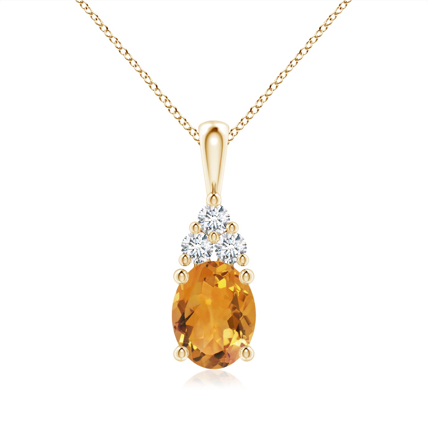 AA - Citrine / 1.88 CT / 14 KT Yellow Gold