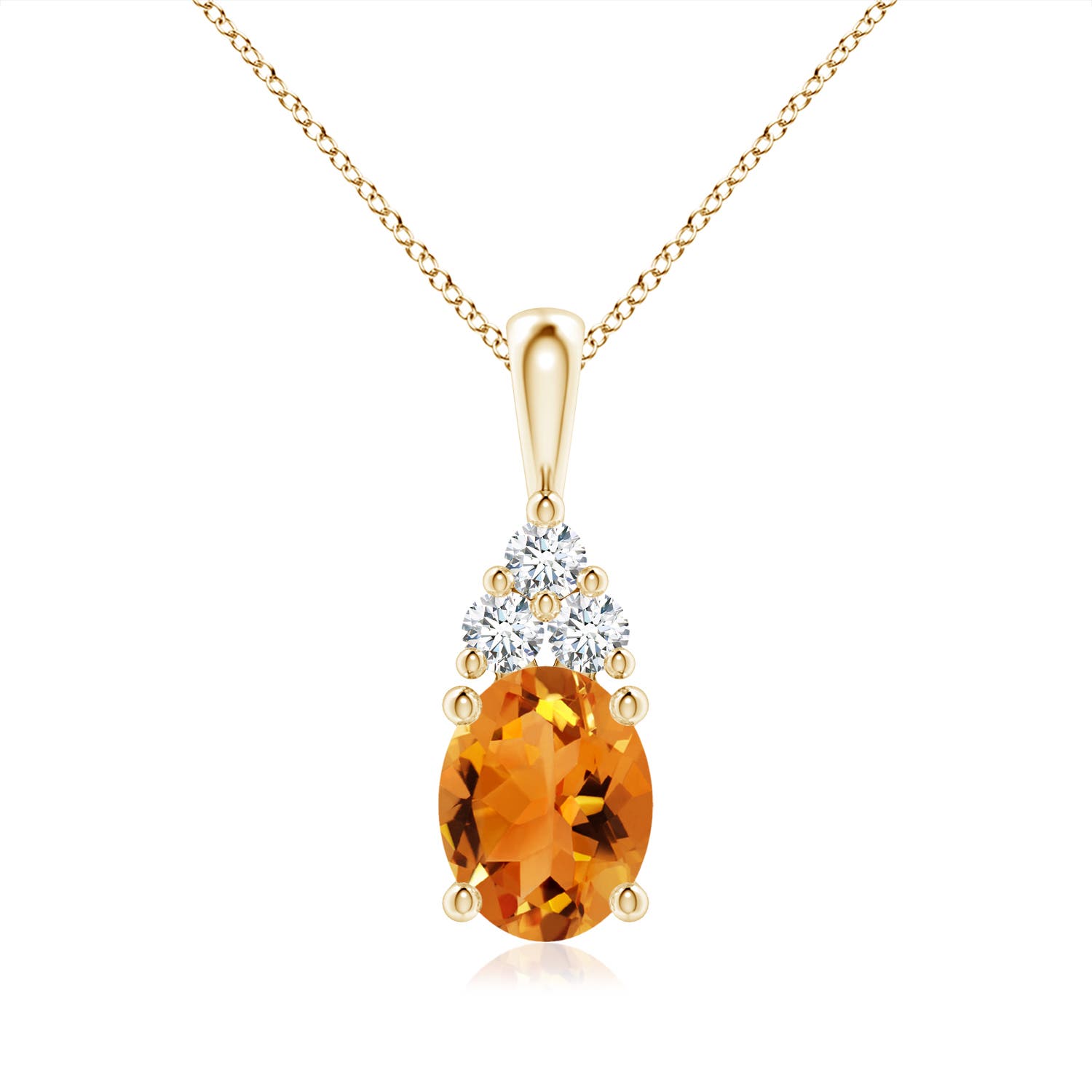 AAA - Citrine / 1.88 CT / 14 KT Yellow Gold