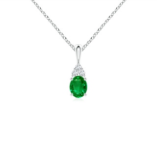 Oval AAAA Emerald