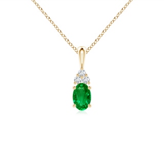 Oval AAAA Emerald