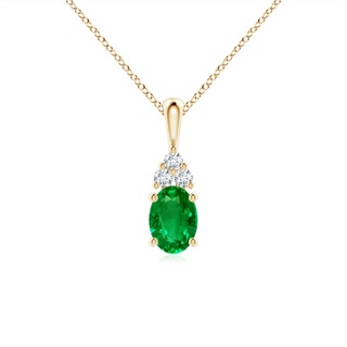 Oval AAAA Emerald