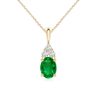Oval AAAA Emerald