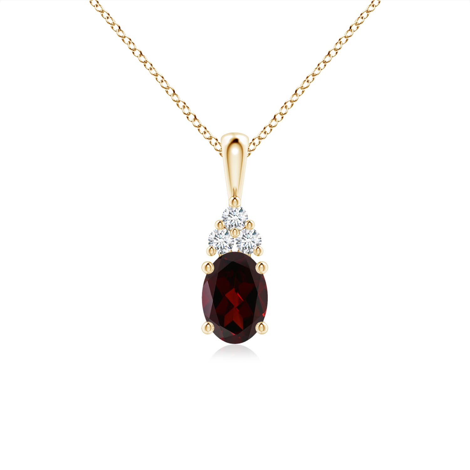 A - Garnet / 1.01 CT / 14 KT Yellow Gold