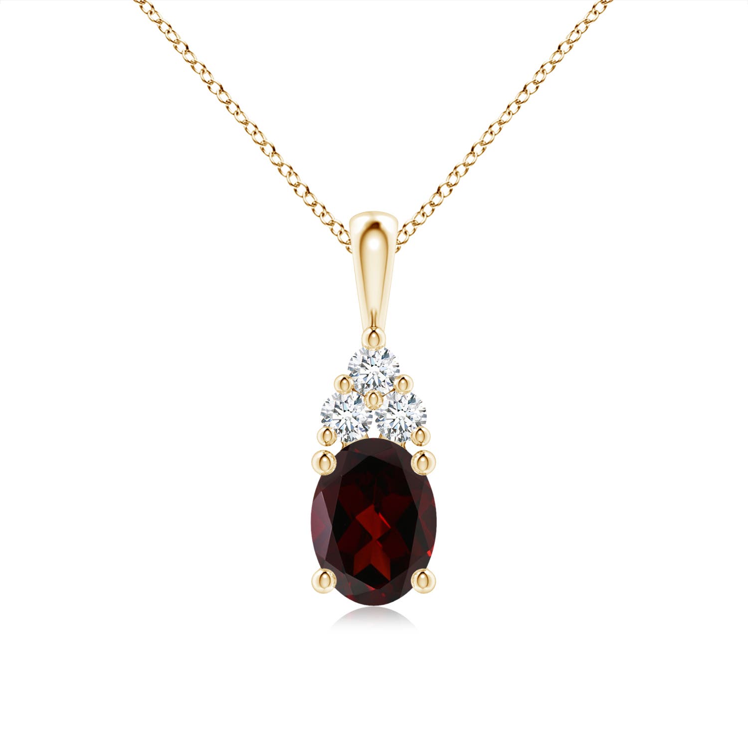 A - Garnet / 1.66 CT / 14 KT Yellow Gold