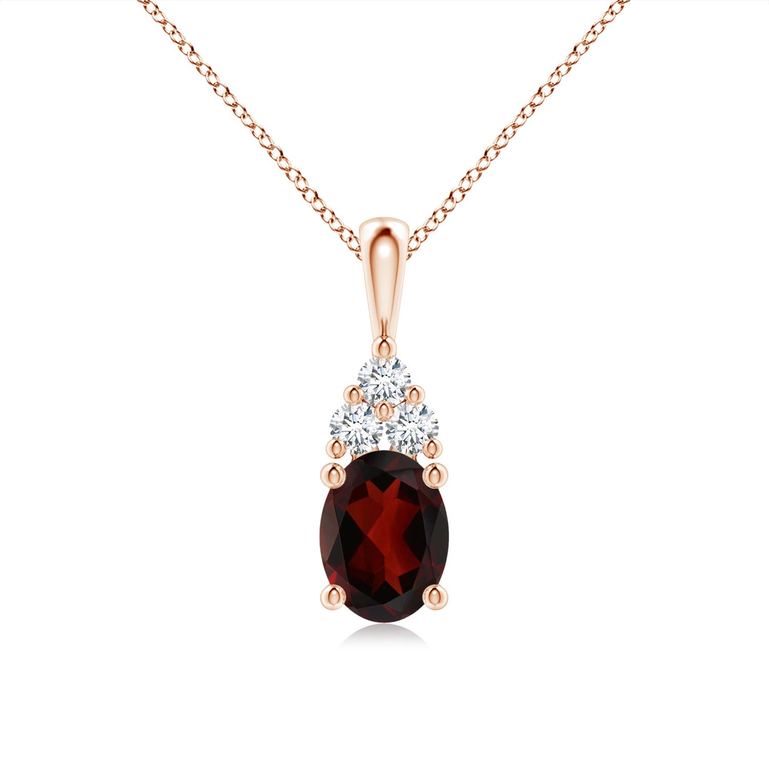 AA - Garnet / 1.66 CT / 14 KT Rose Gold