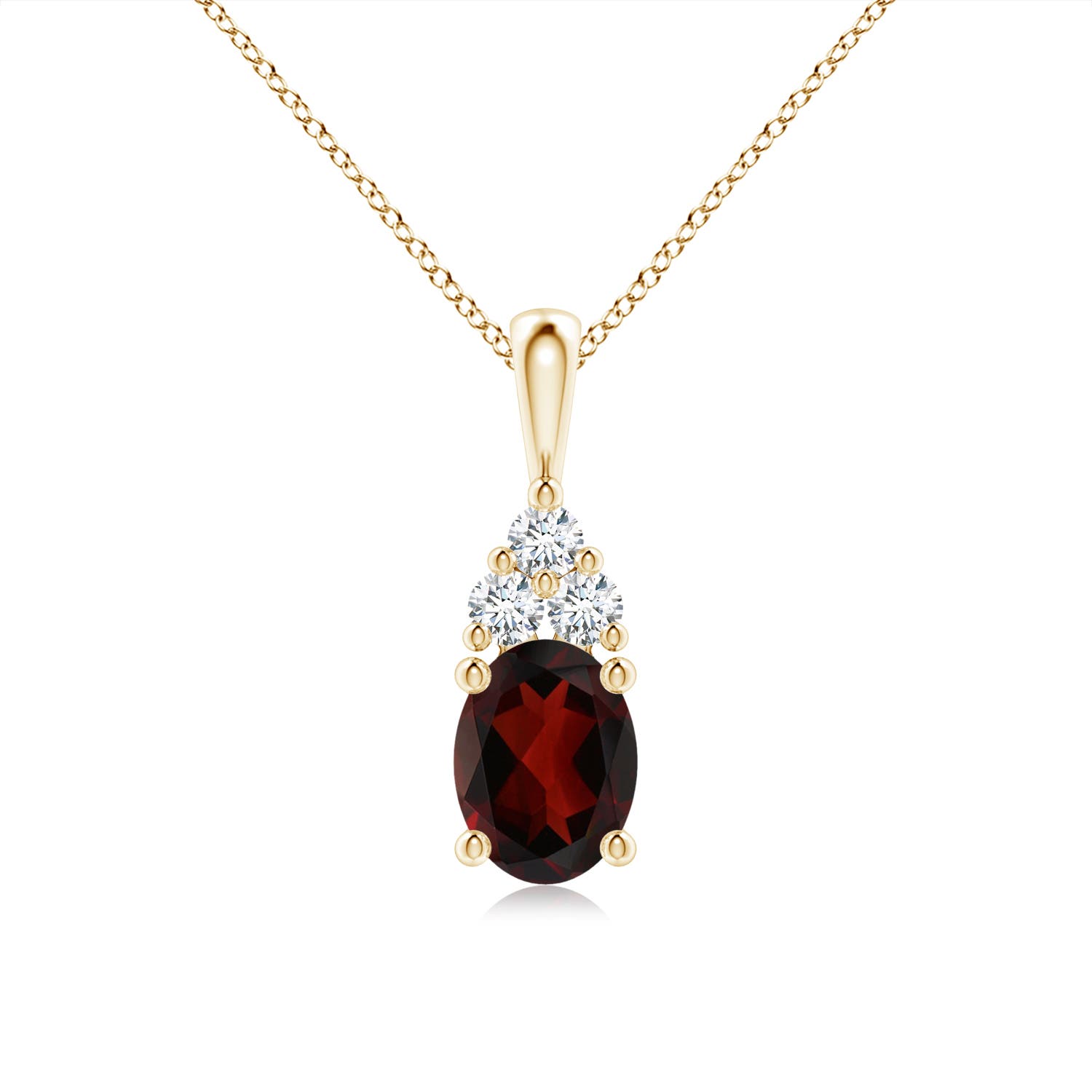 AA - Garnet / 1.66 CT / 14 KT Yellow Gold