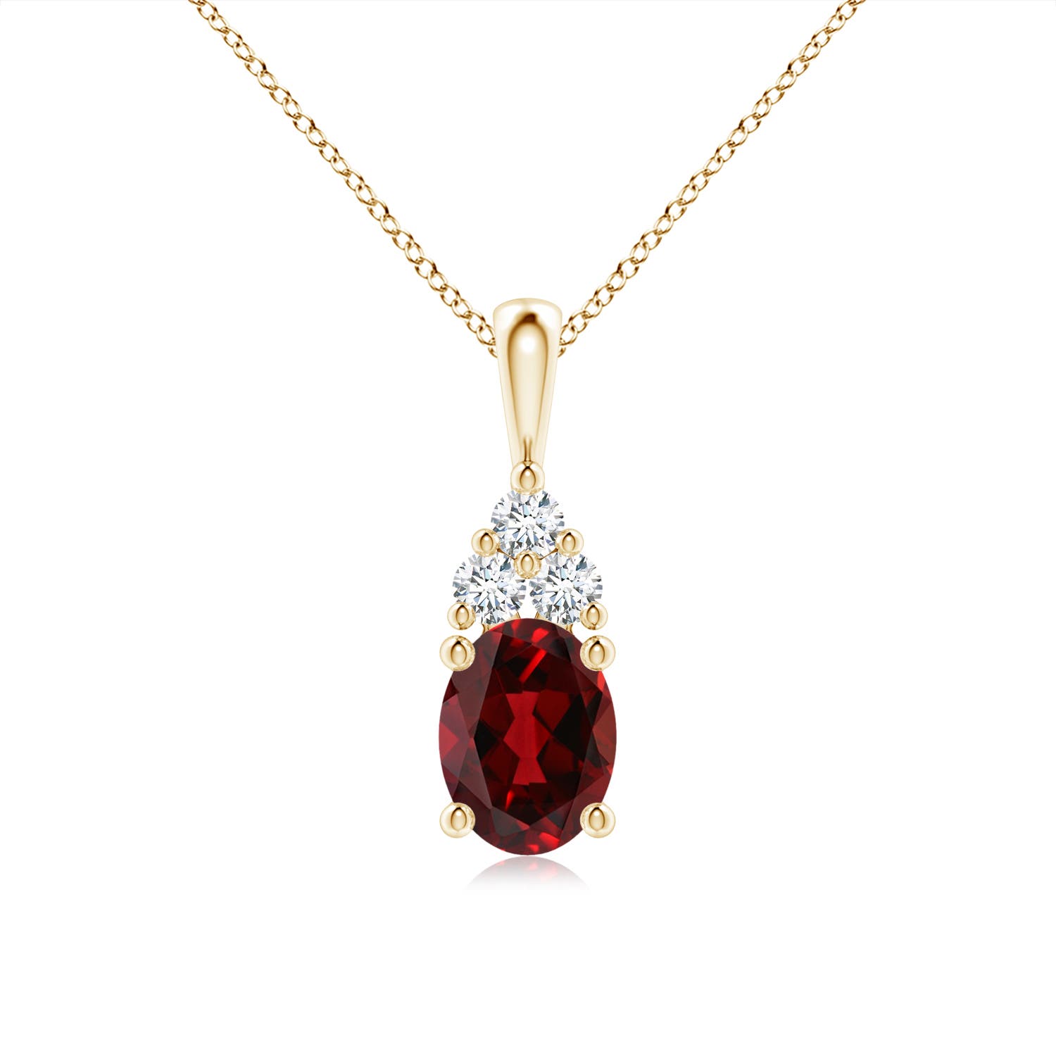 AAAA - Garnet / 1.66 CT / 14 KT Yellow Gold