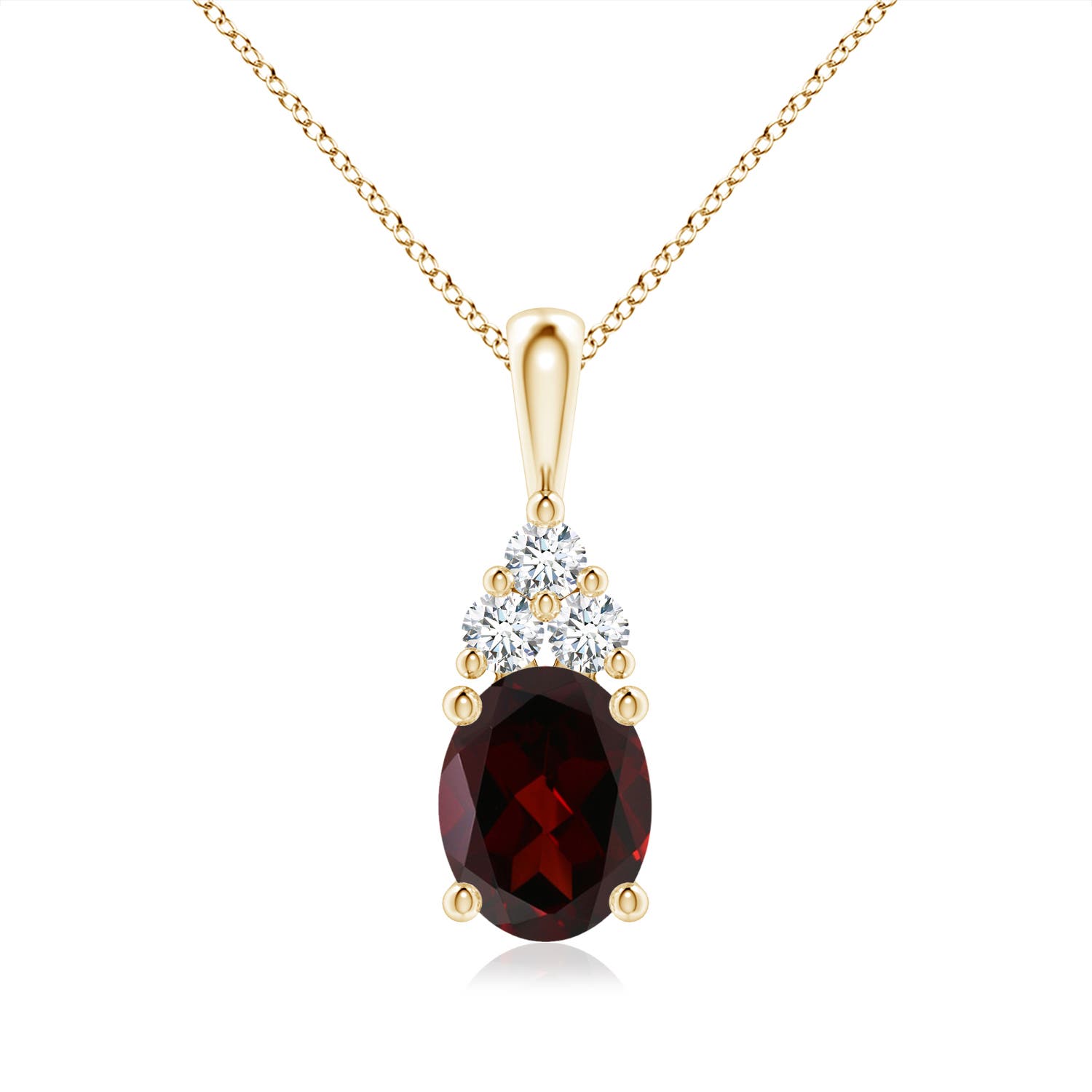 A - Garnet / 2.23 CT / 14 KT Yellow Gold