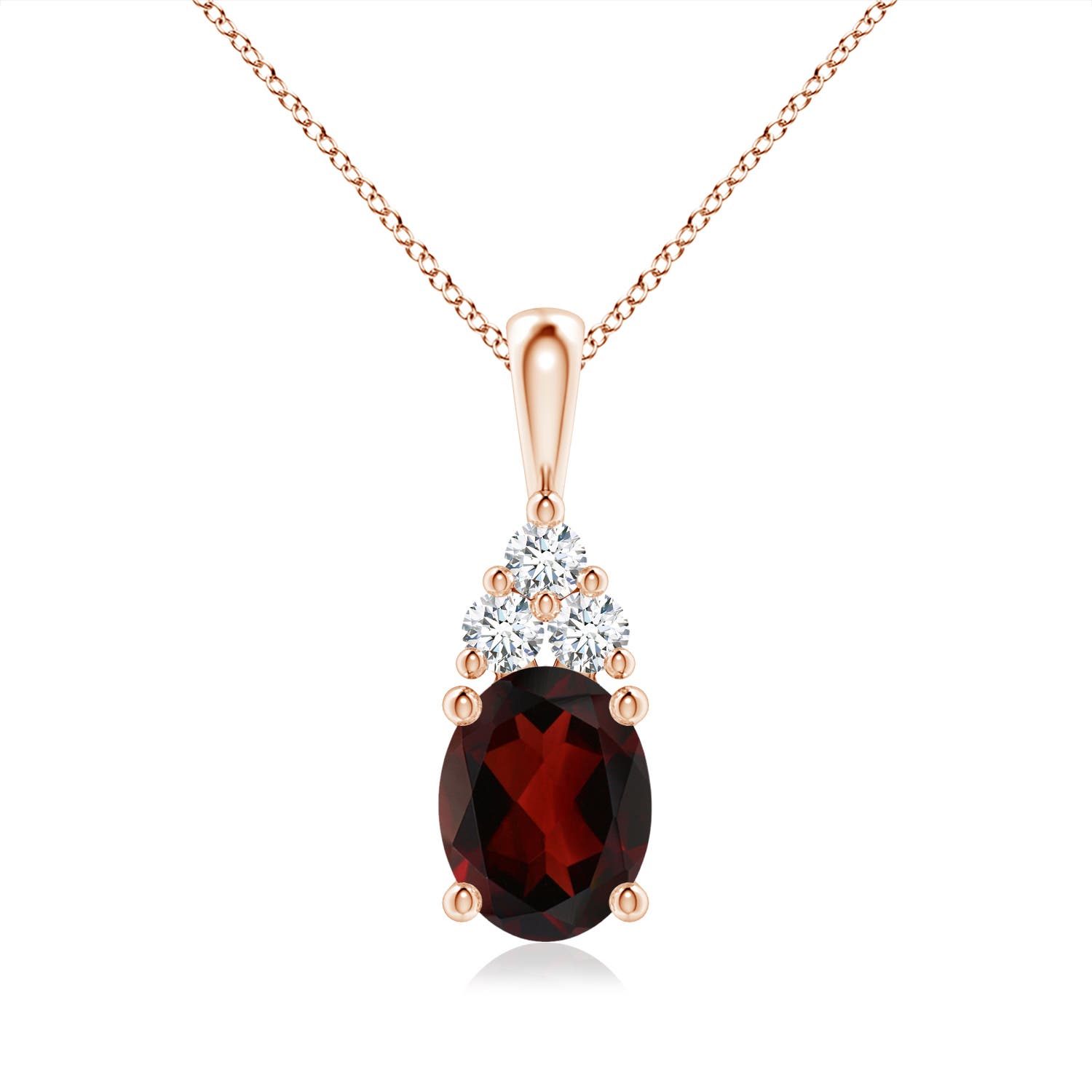 AA - Garnet / 2.23 CT / 14 KT Rose Gold