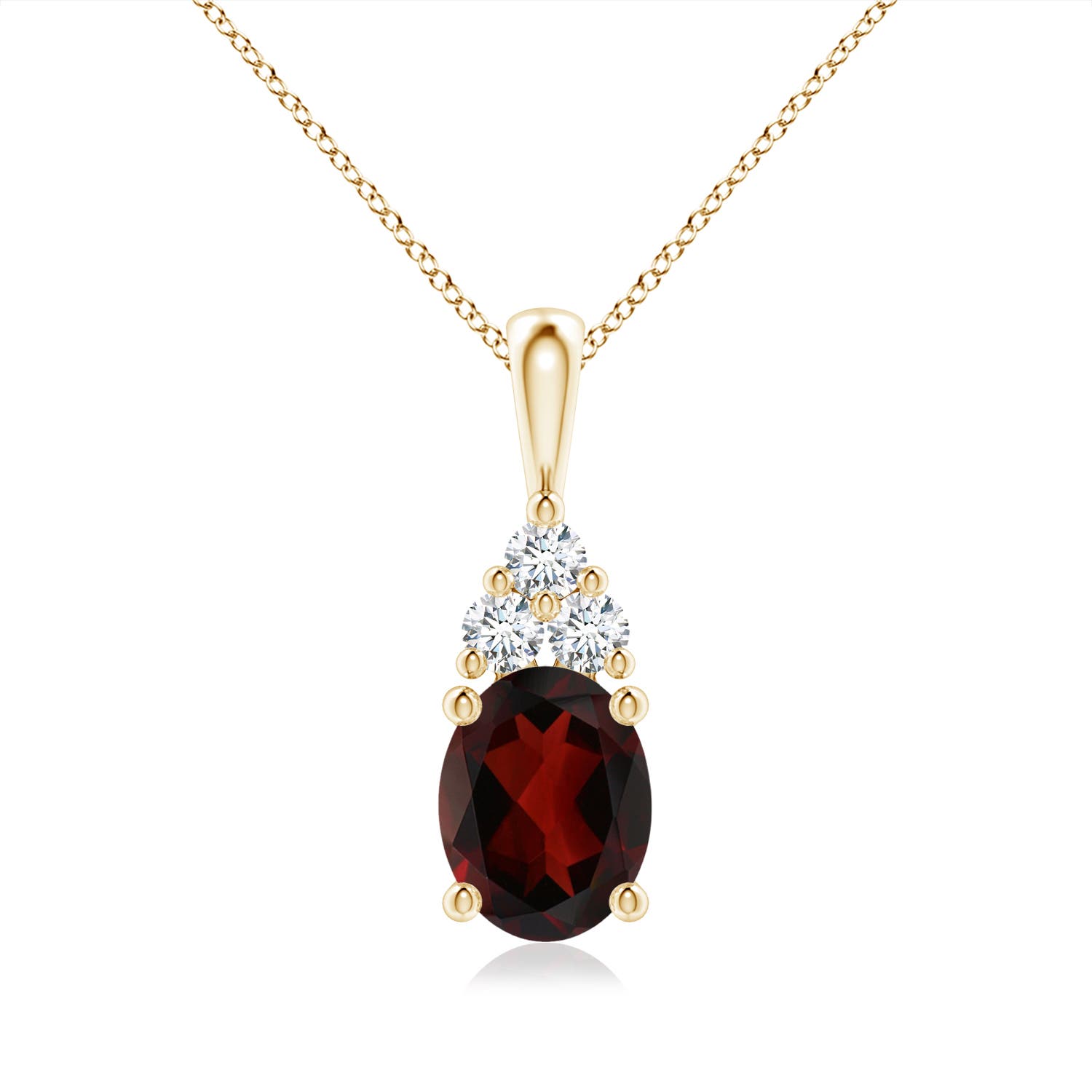 AA - Garnet / 2.23 CT / 14 KT Yellow Gold