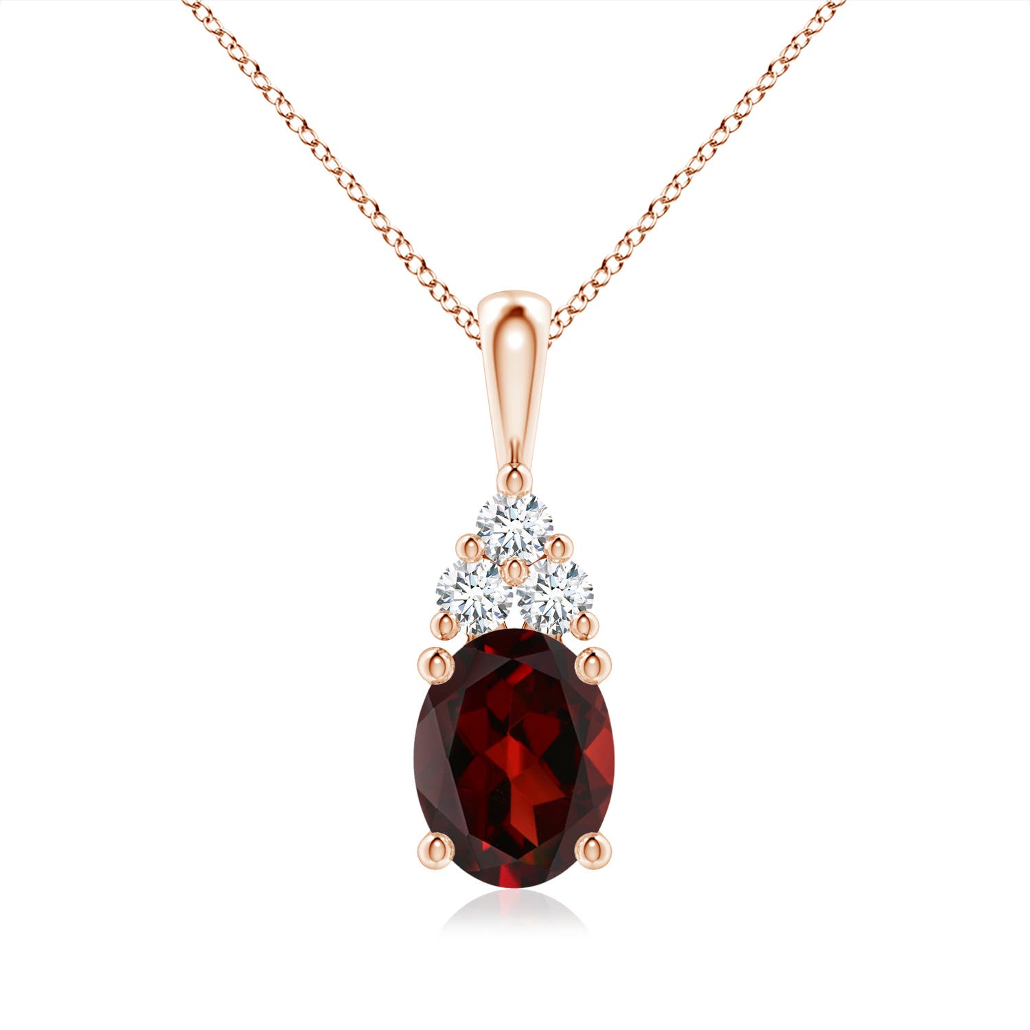 AAA - Garnet / 2.23 CT / 14 KT Rose Gold