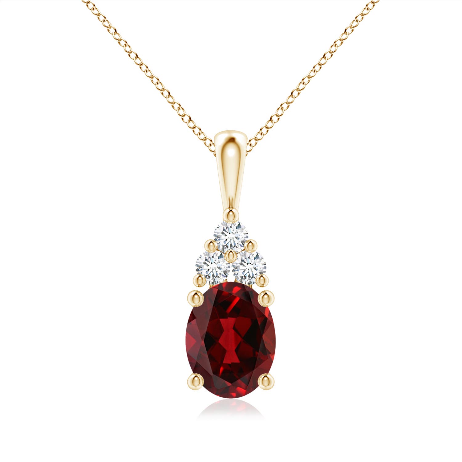 AAAA - Garnet / 2.23 CT / 14 KT Yellow Gold