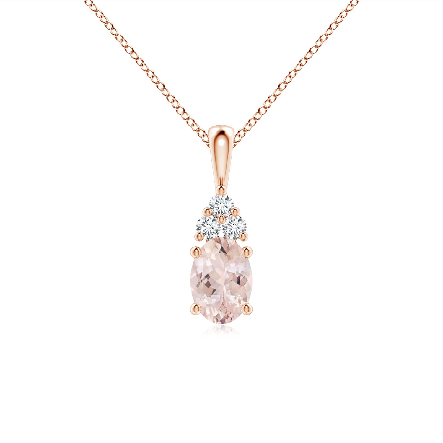 AA - Morganite / 0.81 CT / 14 KT Rose Gold