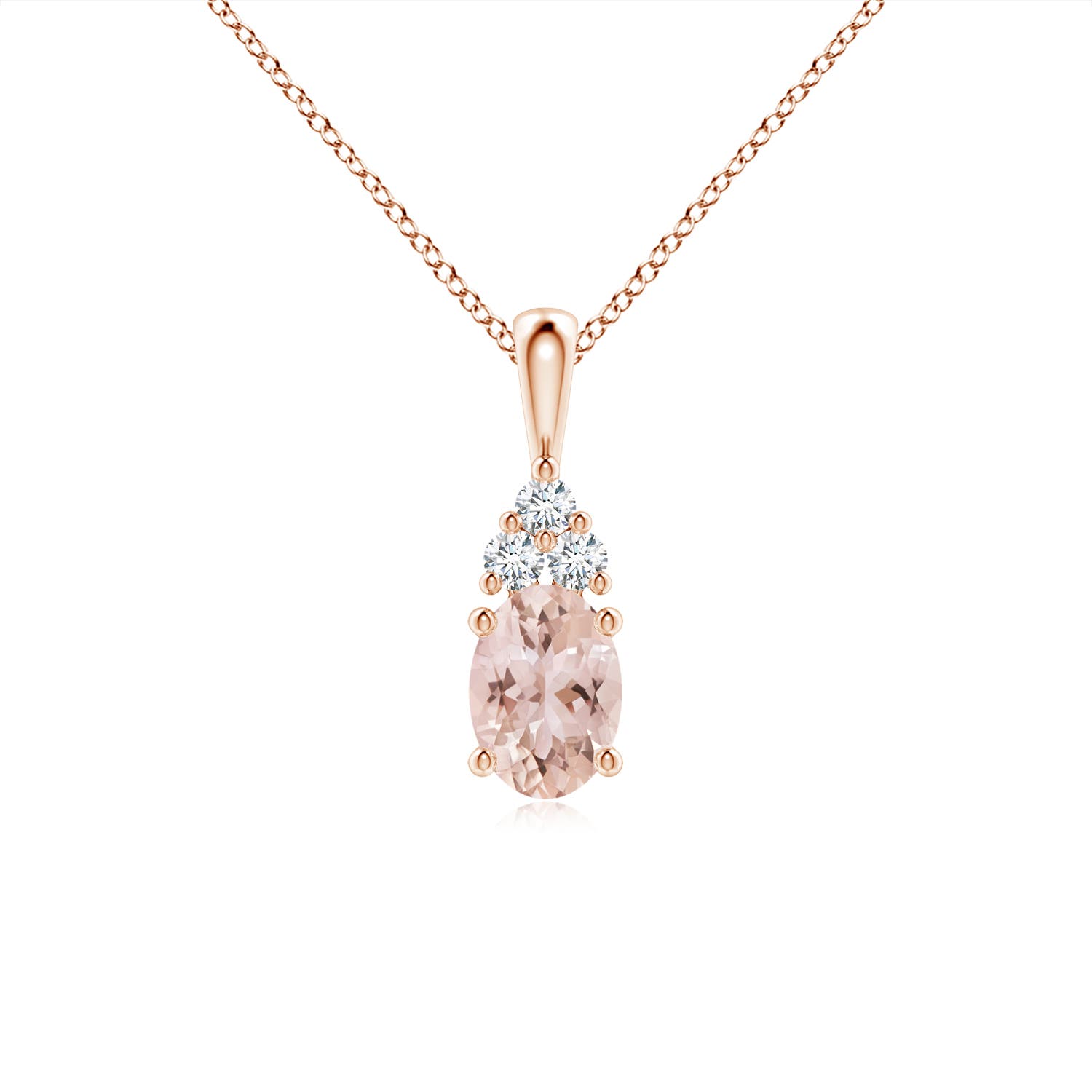 AAA - Morganite / 0.81 CT / 14 KT Rose Gold