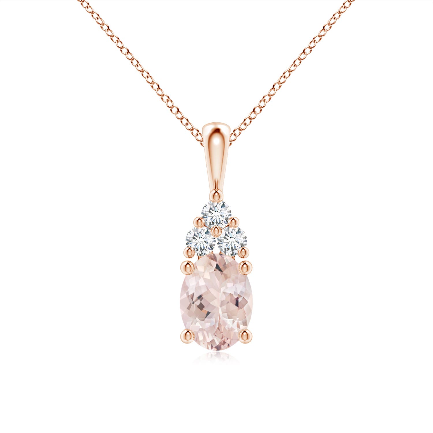 AA - Morganite / 1.31 CT / 14 KT Rose Gold