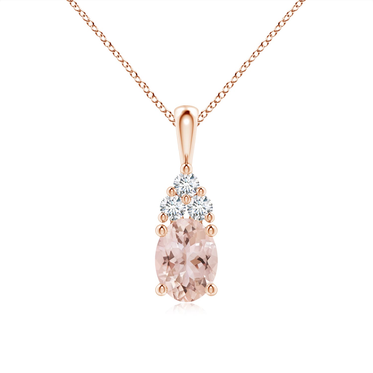 AAA - Morganite / 1.31 CT / 14 KT Rose Gold