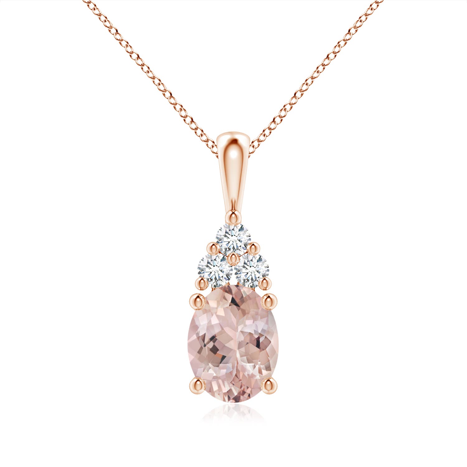 AA - Morganite / 1.88 CT / 14 KT Rose Gold