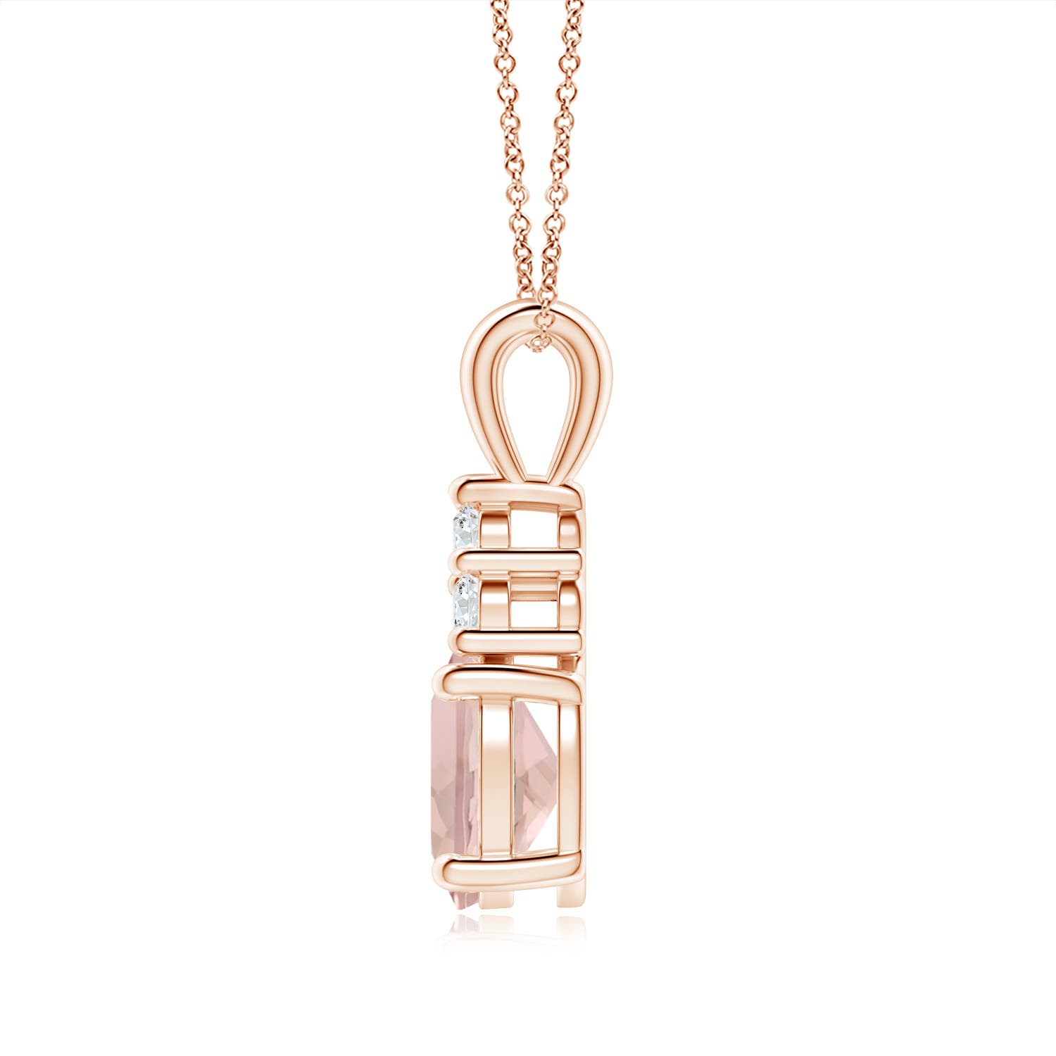 AA - Morganite / 1.88 CT / 14 KT Rose Gold